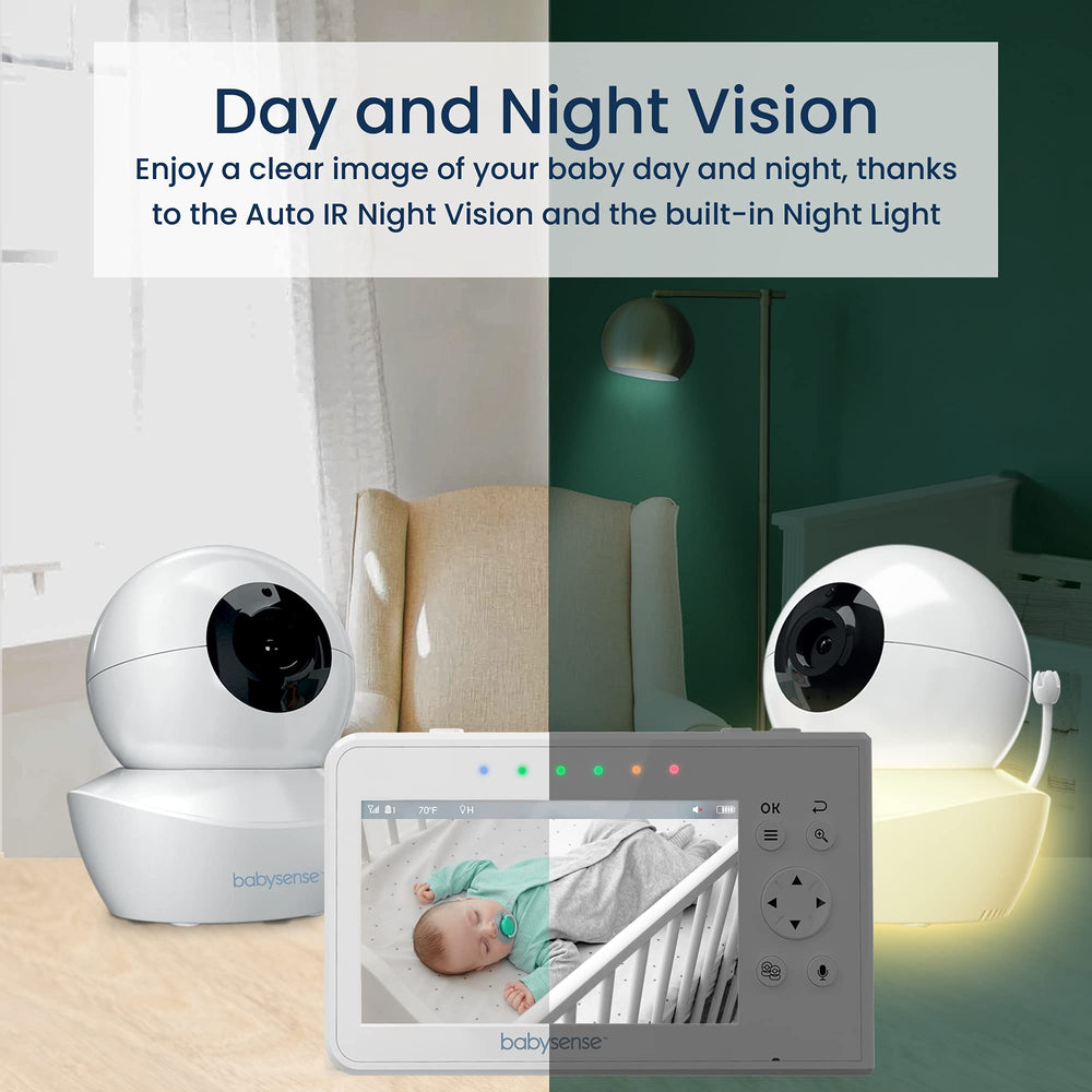 Babysense pan-tilt-zoom enables remote camera control