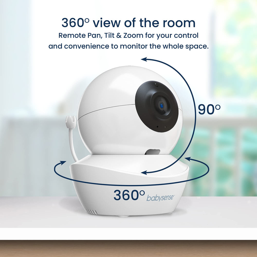 Babysense lullabies and white noise soothe without disturbance