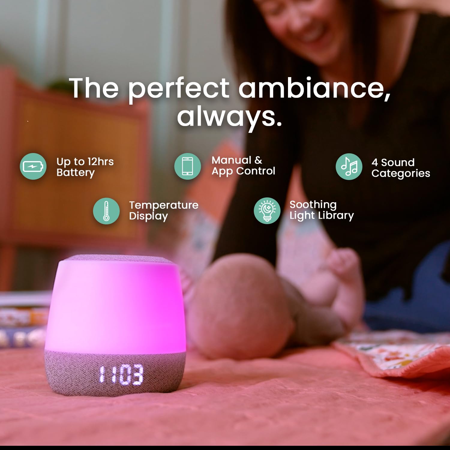 Babysense Dreamer 2.0 travel-friendly design ready for on-the-go sleep
