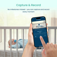 Babysense FullPeek two-way audio enables real-time parent–baby communication.