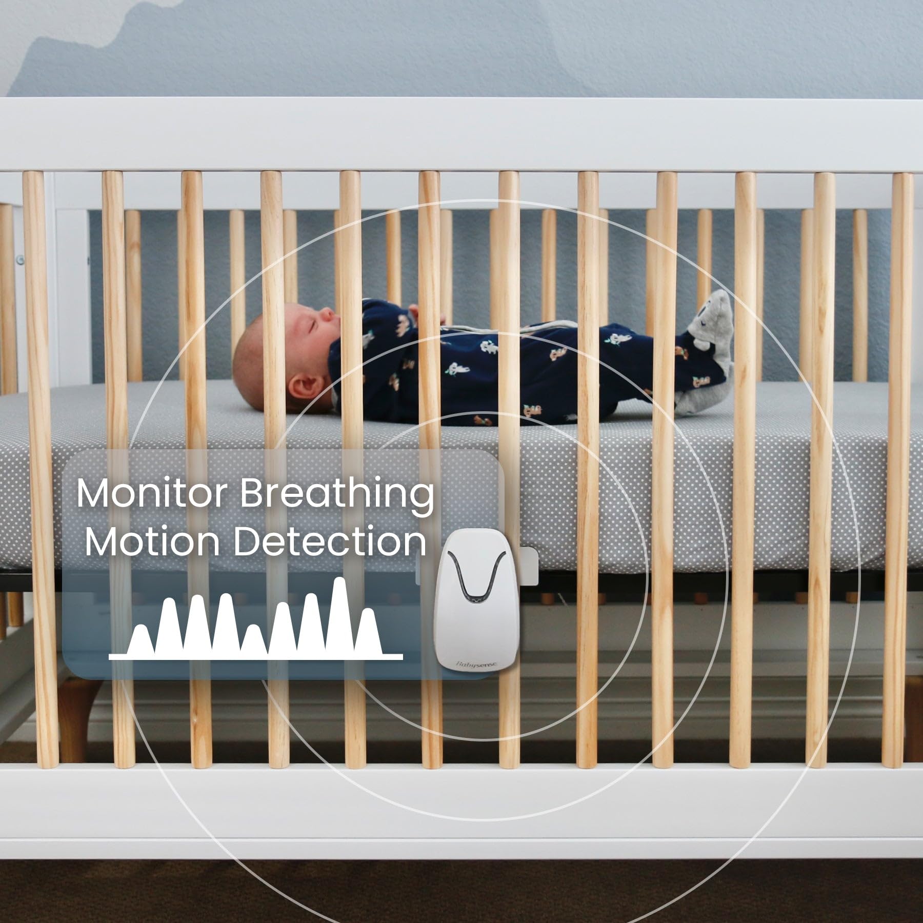 Babysense no-wifi design keeps monitoring self-contained and secure