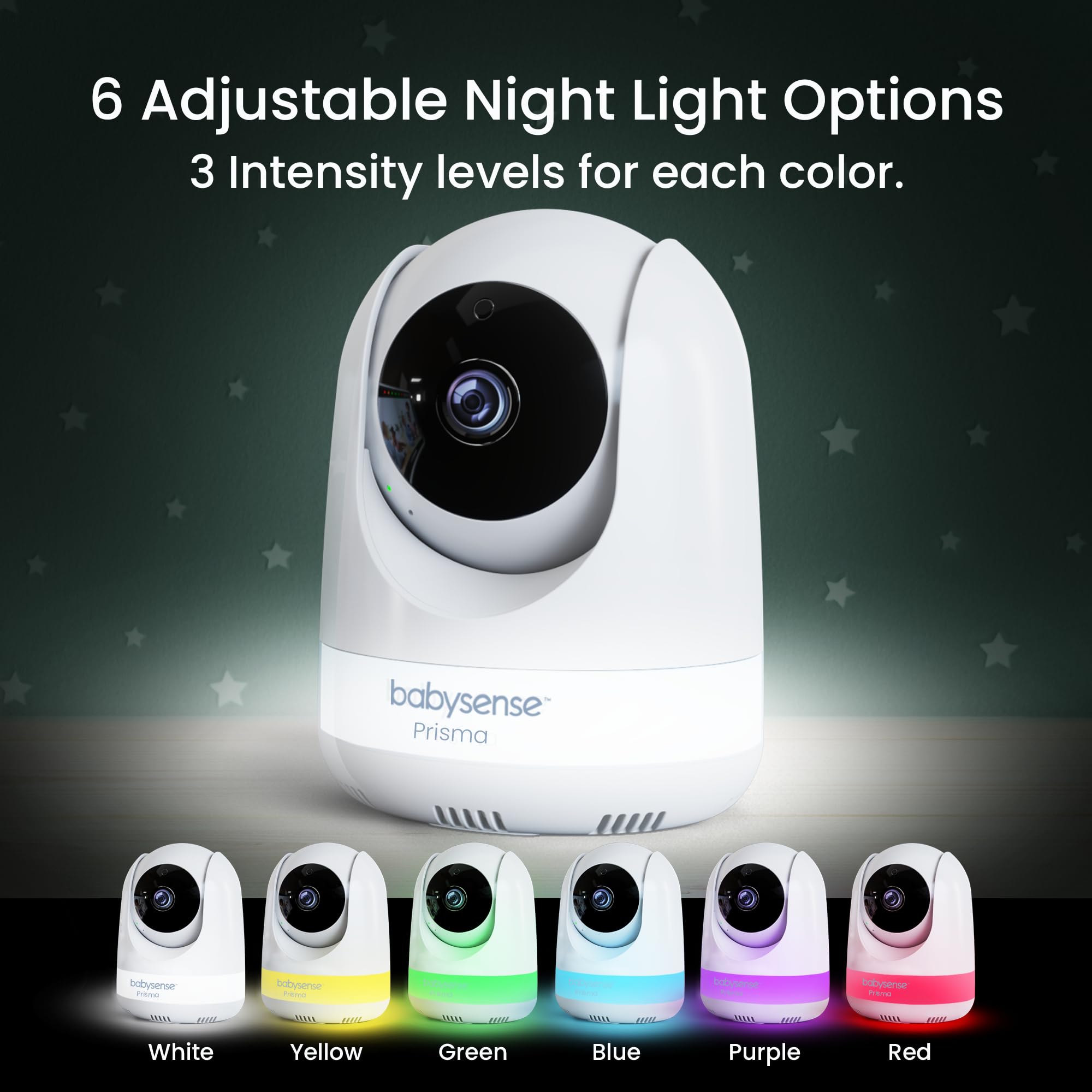 Babysense Prisma 5-inch HD display delivers clear video during daytime checks