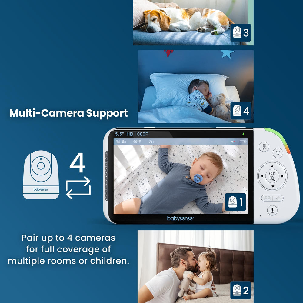 Babysense combines sound and light to support bedtime routines.