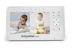 Babysense V43 parent unit on display for video monitor highlighting reliable room monitoring