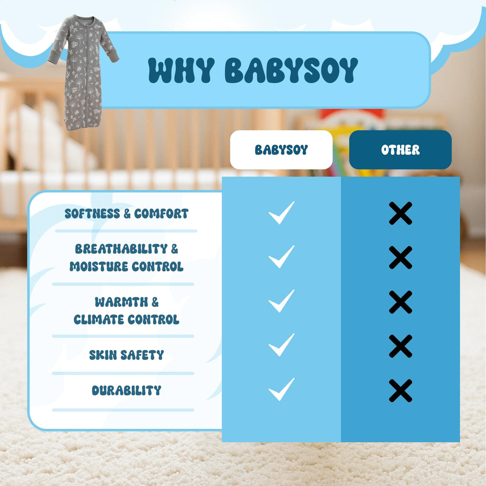 Babysoy reversible mittens protect tiny cheeks during sleep