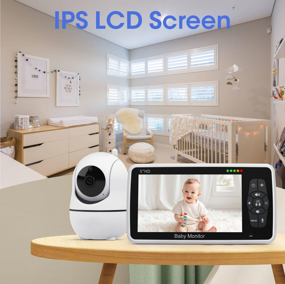 Babystar baby monitor PTZ camera for full room sweep