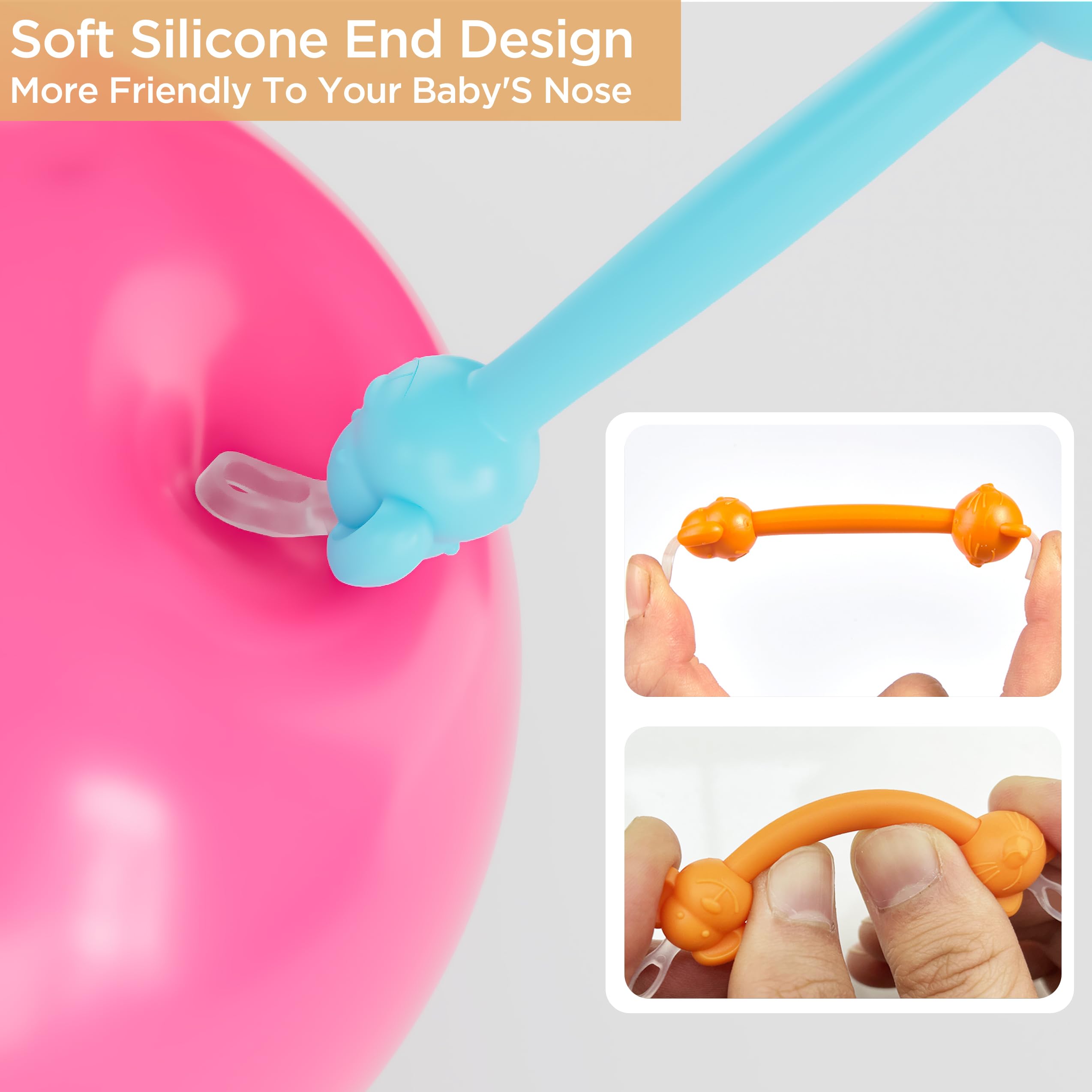 Babysun 3in1 ear cleaner keeps ears clean with soft silicone tips