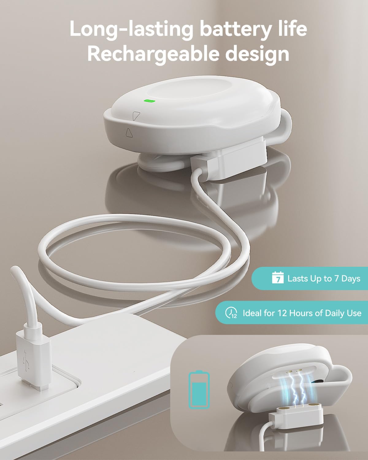 Babytone breathing alerts visual helps caregivers respond promptly to baby breathing events