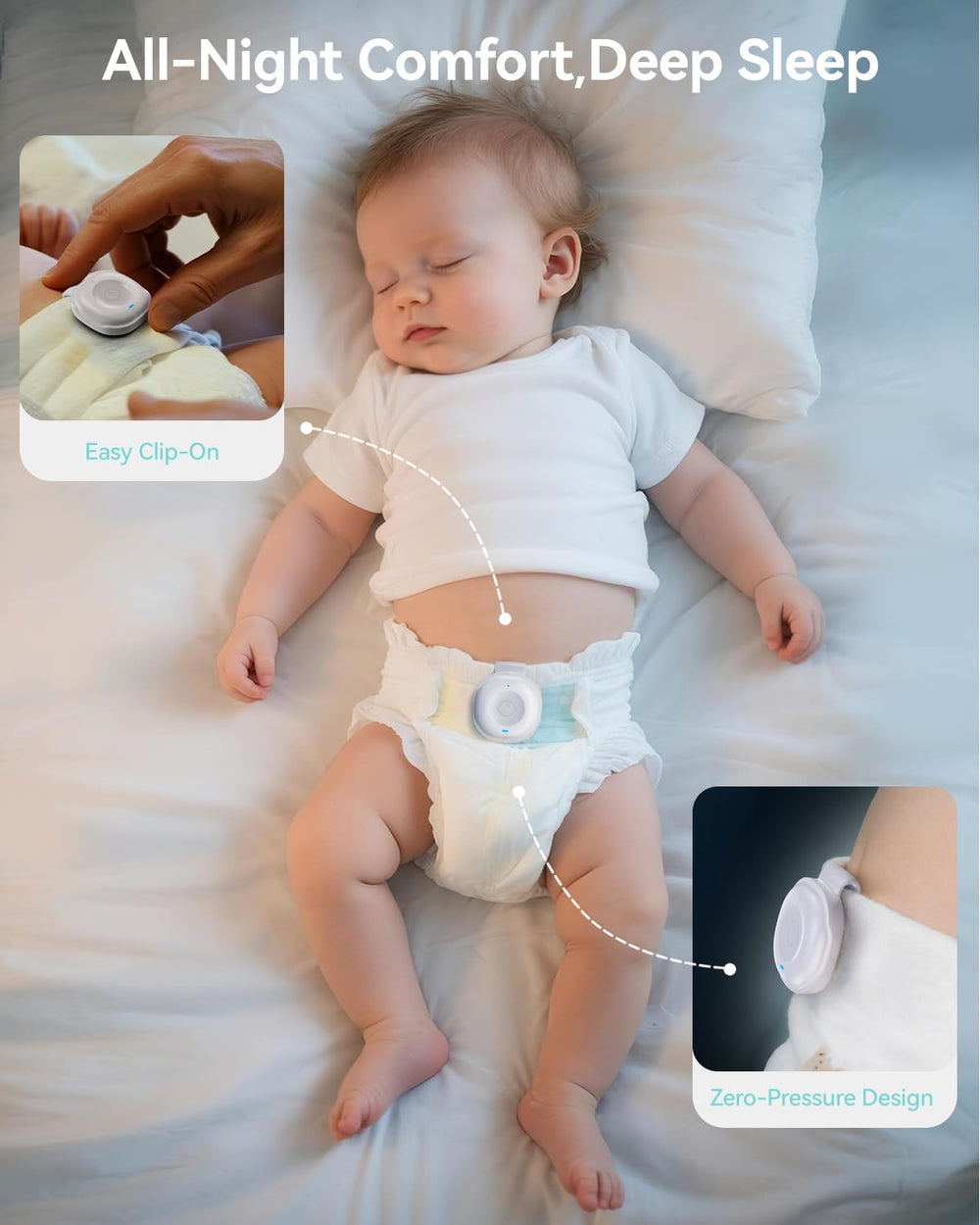 Babytone long battery life monitor emphasizes week long standby and less charging