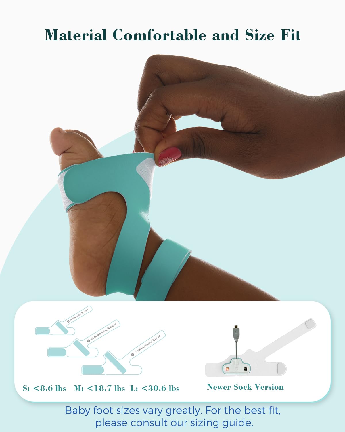 Babytone movement monitoring captures tiny baby movements for sleep insights.