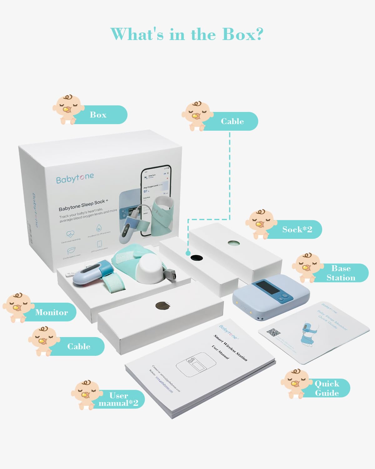 Babytone alert notification sounds cue parents during naps.