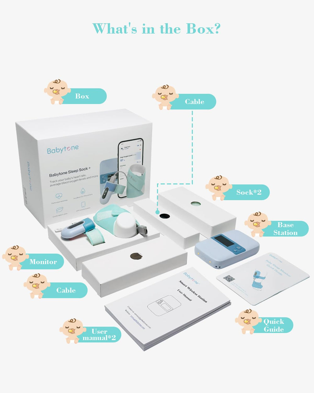 Babytone alert notification sounds cue parents during naps.
