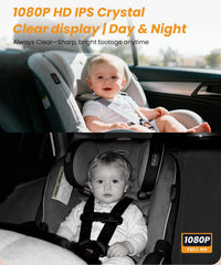 Babyvue BV2 360-degree rotation keeps the camera angle flexible for accurate framing