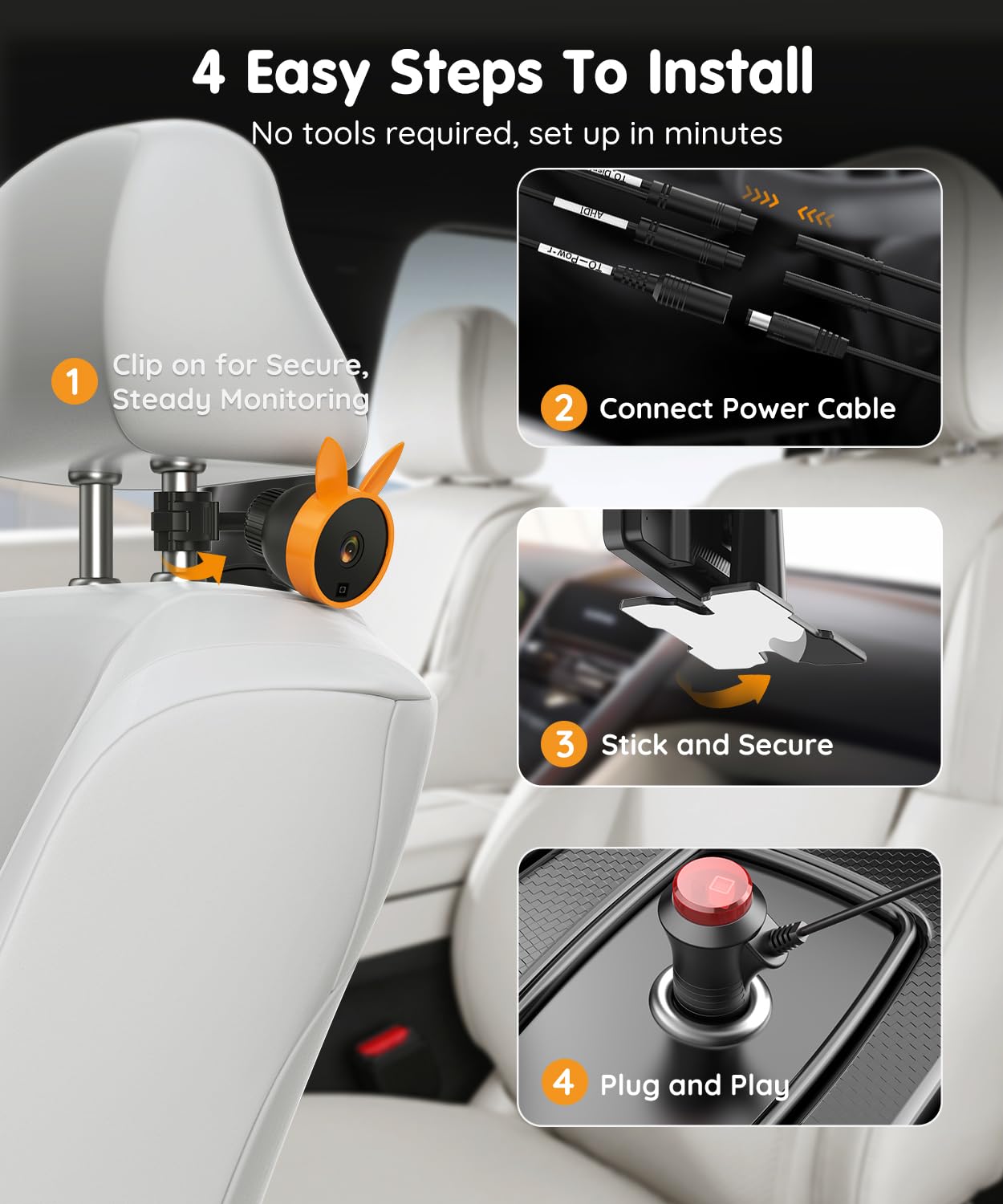 Babyvue BV3 Pro temperature range supports year-round car use.