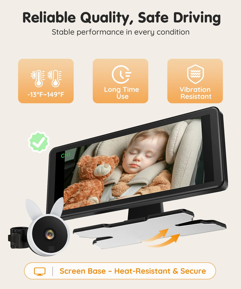 Babyvue BV3PRO 18-month warranty and dedicated support for family travel