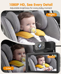 The Babyvue BV5 ir-night-vision provides a clear view in darkness without disturbing baby.