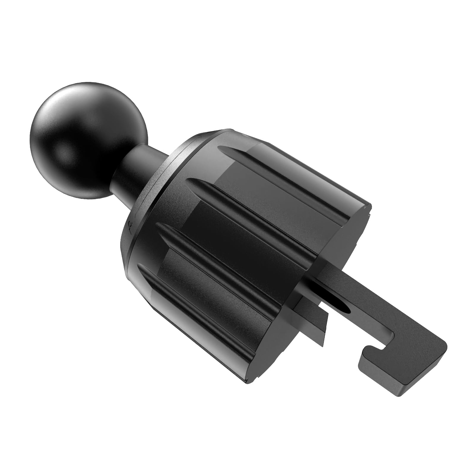 Babyvue universal air vent clip clip-on secures car camera without dashboard clutter.