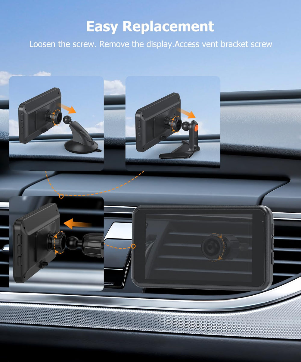 Babyvue universal air vent clip demonstrates wide vehicle compatibility across blade styles.