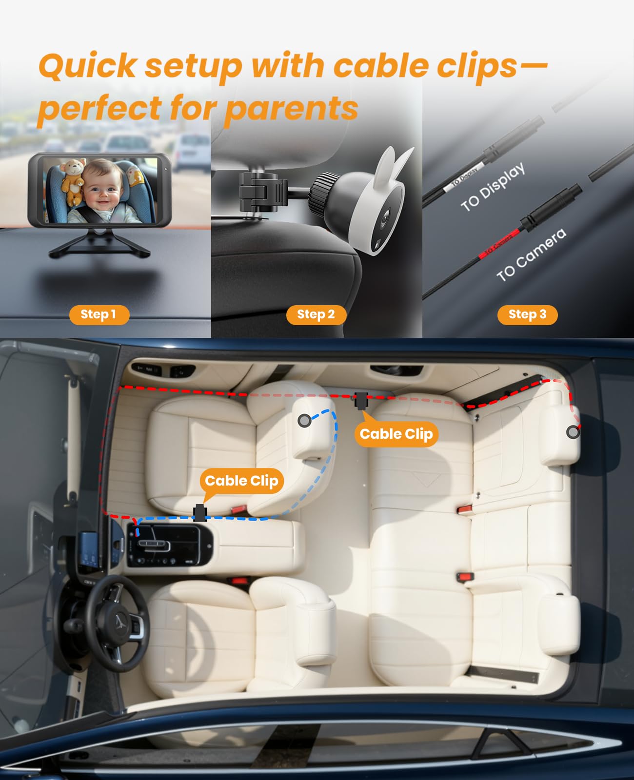 Babyvue monitor brightness adjustment lets you tailor viewing to your preferred setting.
