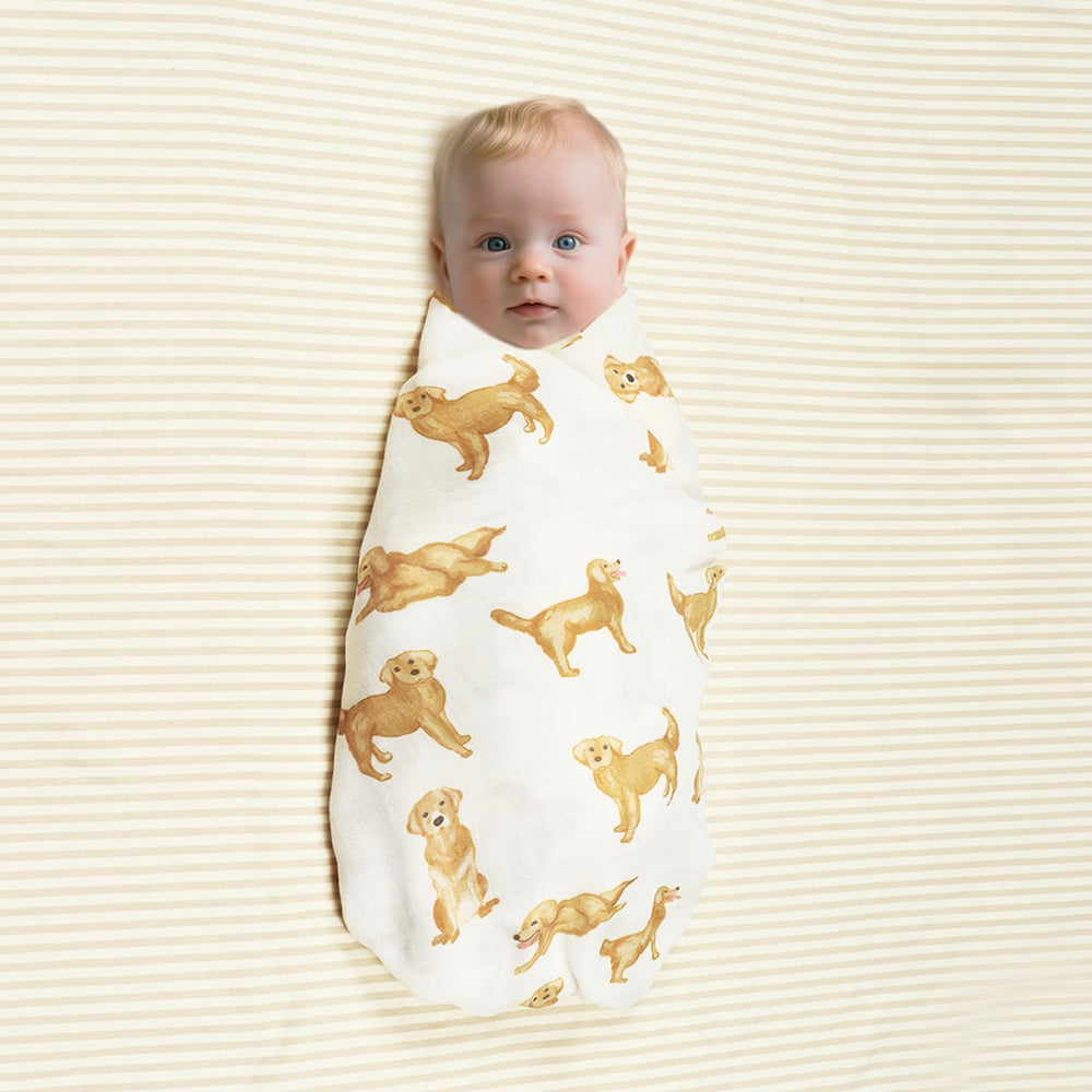 BabyWhale swaddle fabric texture close-up, breathable bamboo-cotton blend helps delicate skin