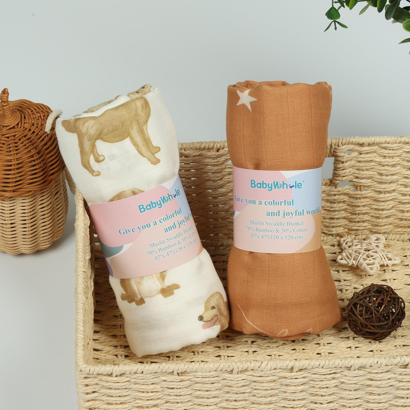 BabyWhale swaddle after wash, fabric softens with each wash and stays vibrant