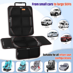 Bacgnyer protector anti-slip bottom keeps mat in place during travel