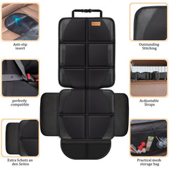 Bacgnyer side pads provide extended coverage for front and rear seats