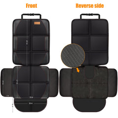 Bacgnyer car seat protector waterproof fabric demonstrating spill resistance.