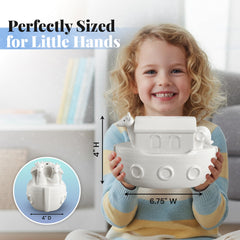 BACROS Noah’s Ark Bank display highlighting elegant nursery decor and charm.
