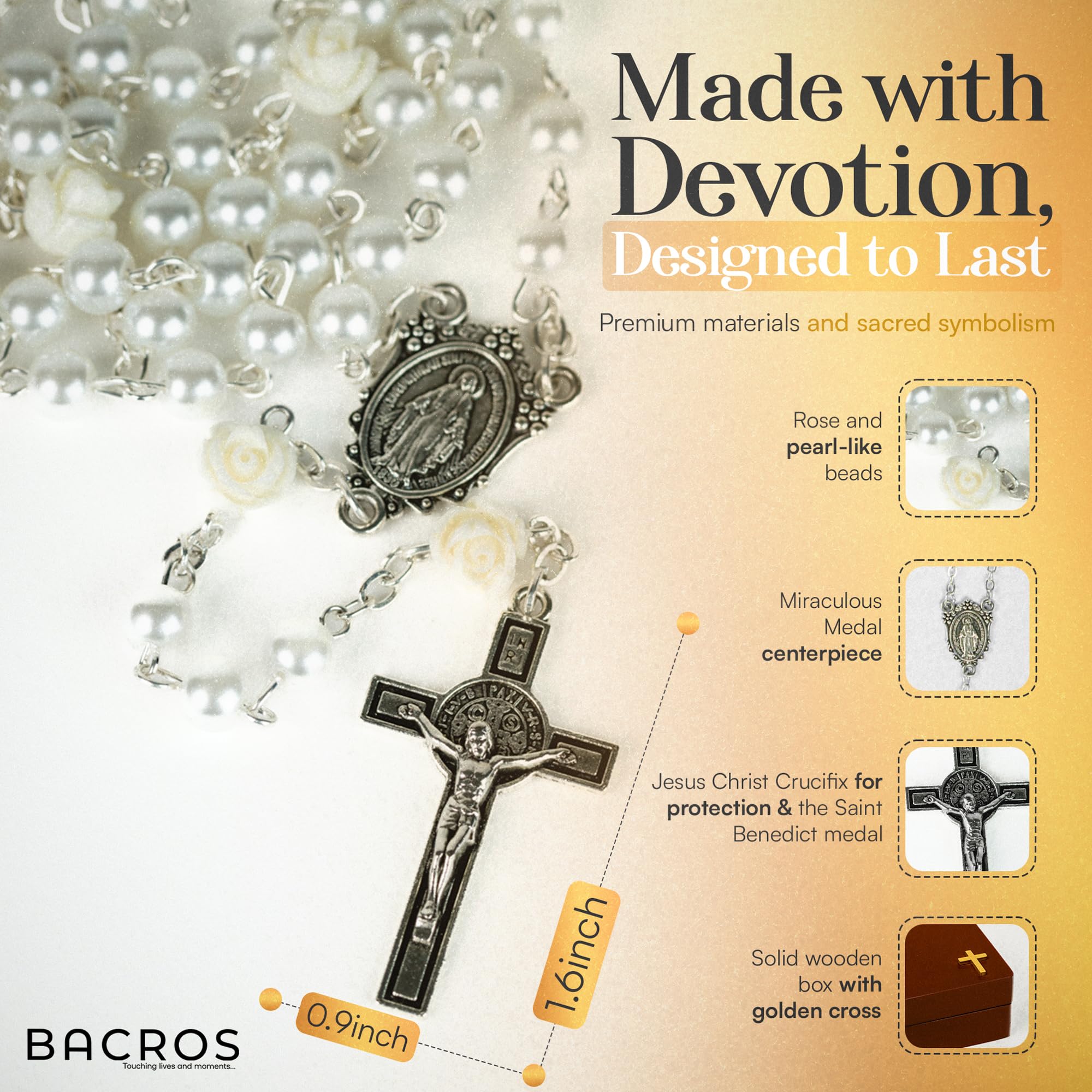 BACROS rosary prayer guide supports confident praying for beginners.