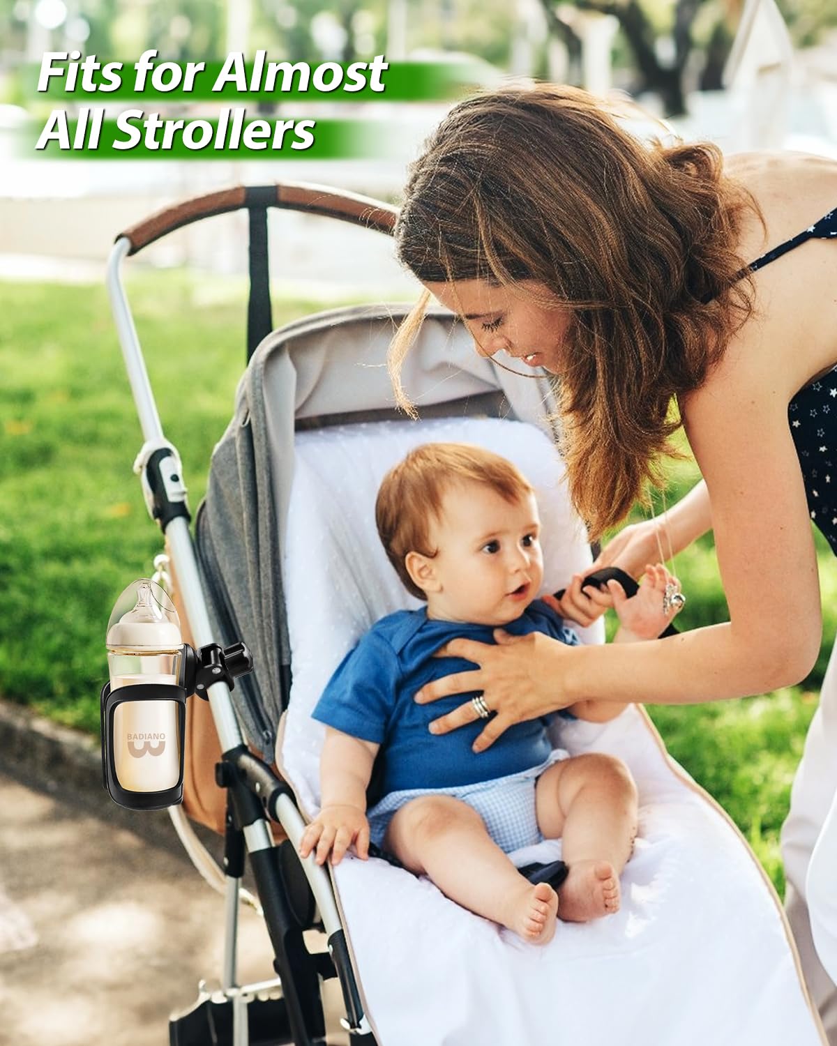 Badiano anti-slip lightweight cup holder is sturdy and portable for outings.