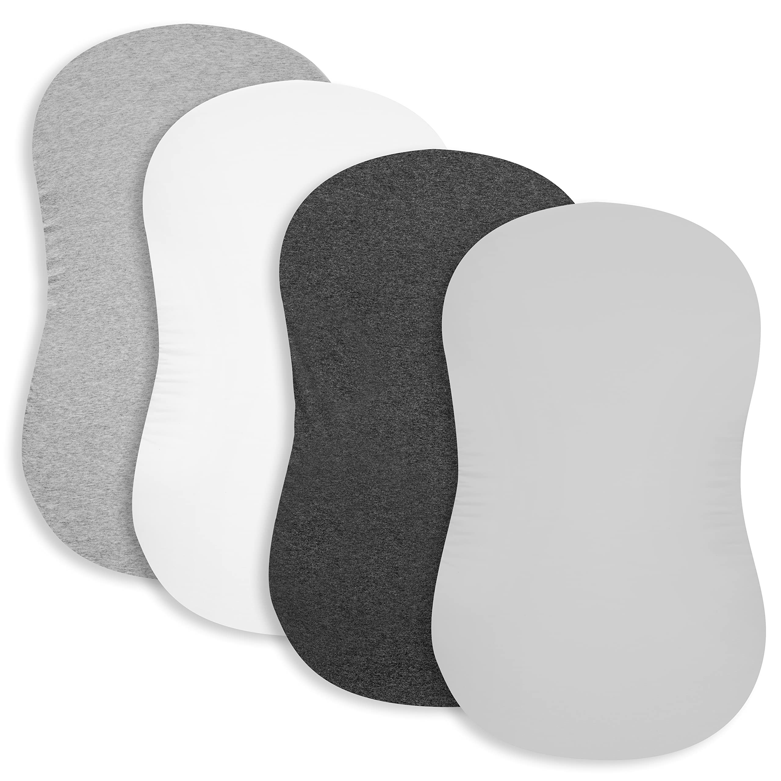 BaeBae Goods bassinet sheets in-use on a cozy pad.