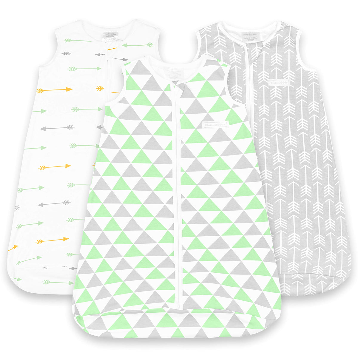BaeBae Goods baby sleeping bag sack close up showing soft cotton texture