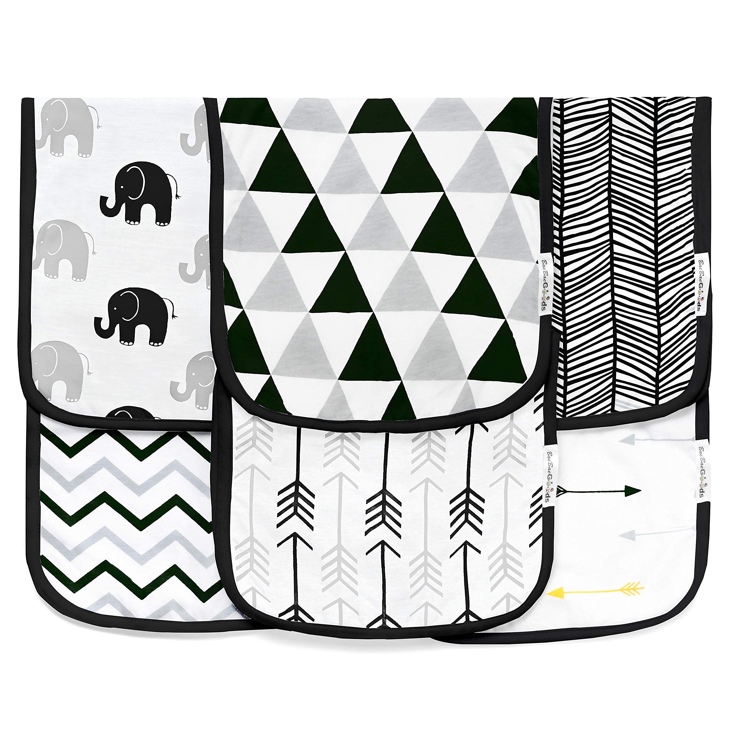 BaeBae Goods six-pack burp cloths for easy rotation and messes