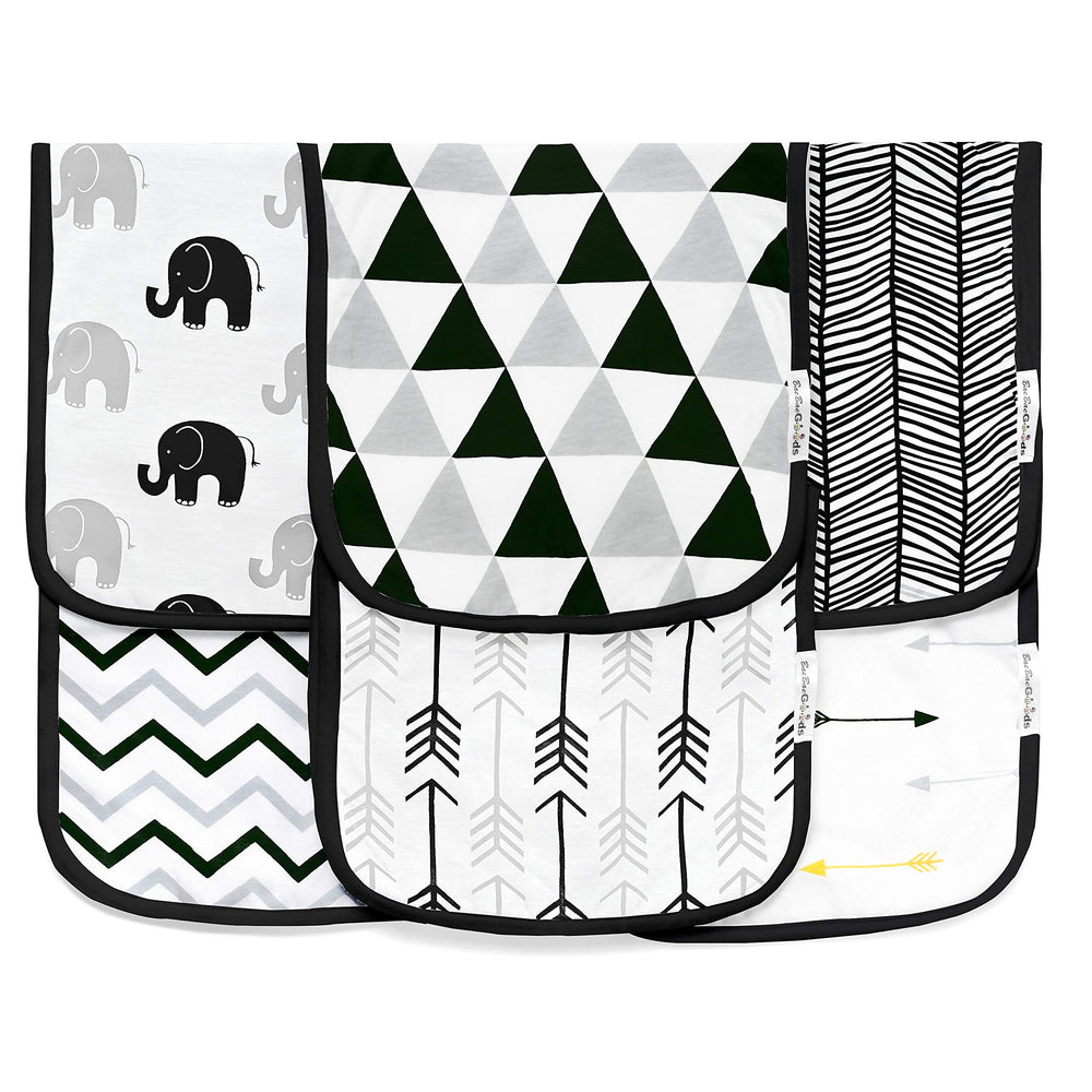 BaeBae Goods six-pack burp cloths for easy rotation and messes