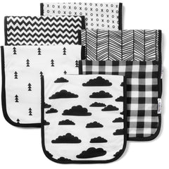 BaeBae Goods burp cloths soft jersey cotton closeup, gentle on baby's skin.