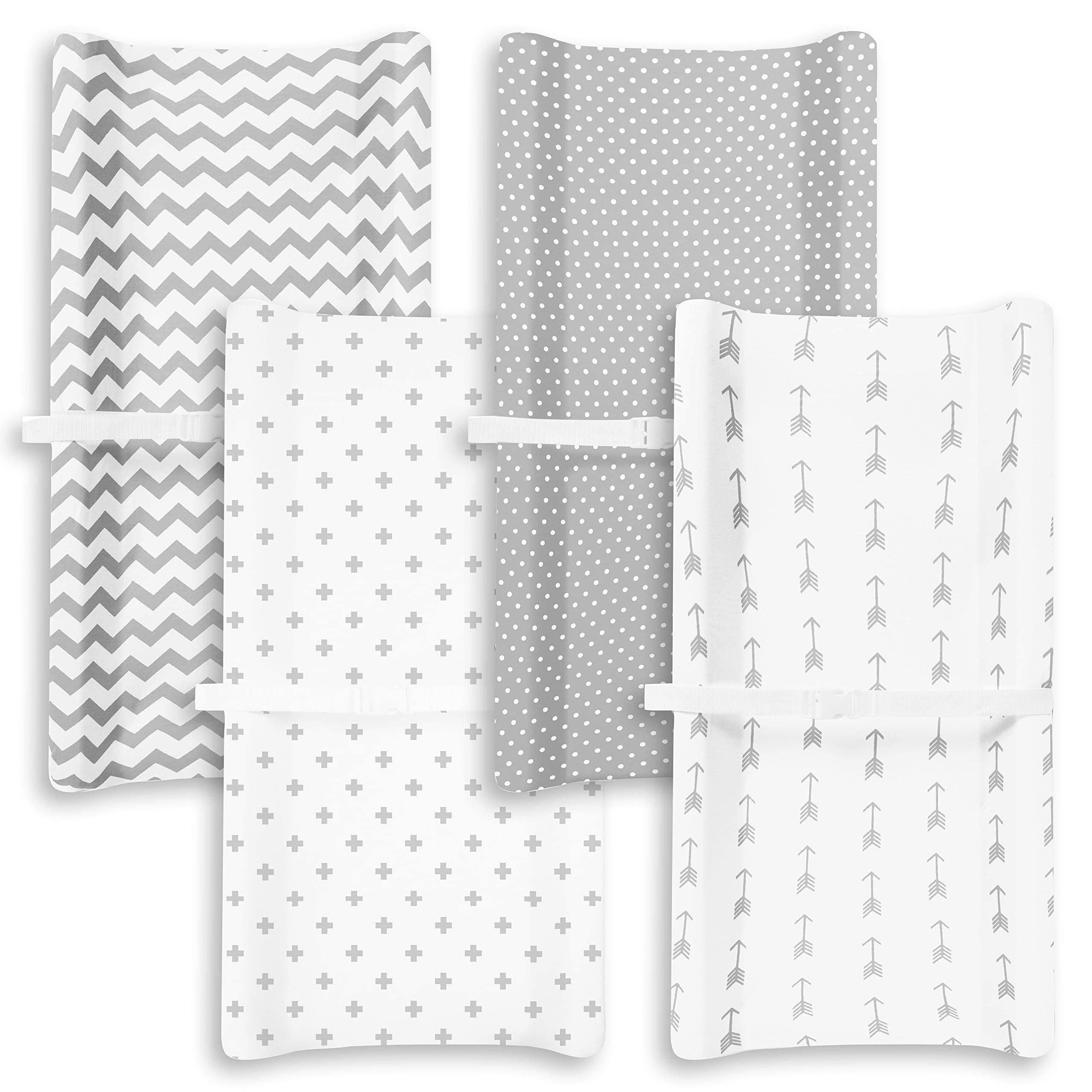BaeBae Goods changing pad mat fit demonstration on a standard changing mat