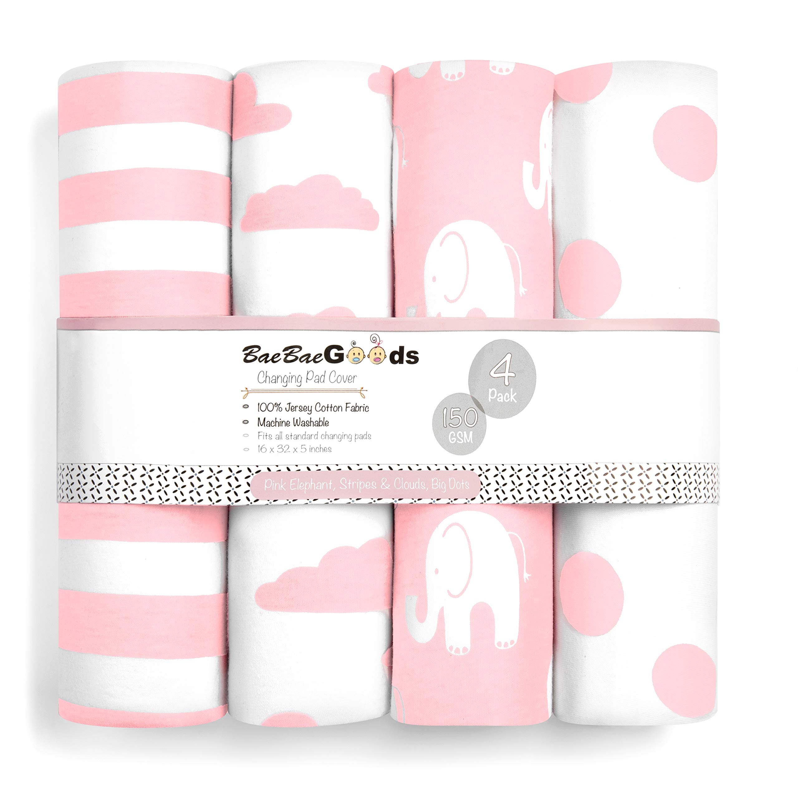 BaeBae Goods durable changing pad cover complements most nursery layouts.