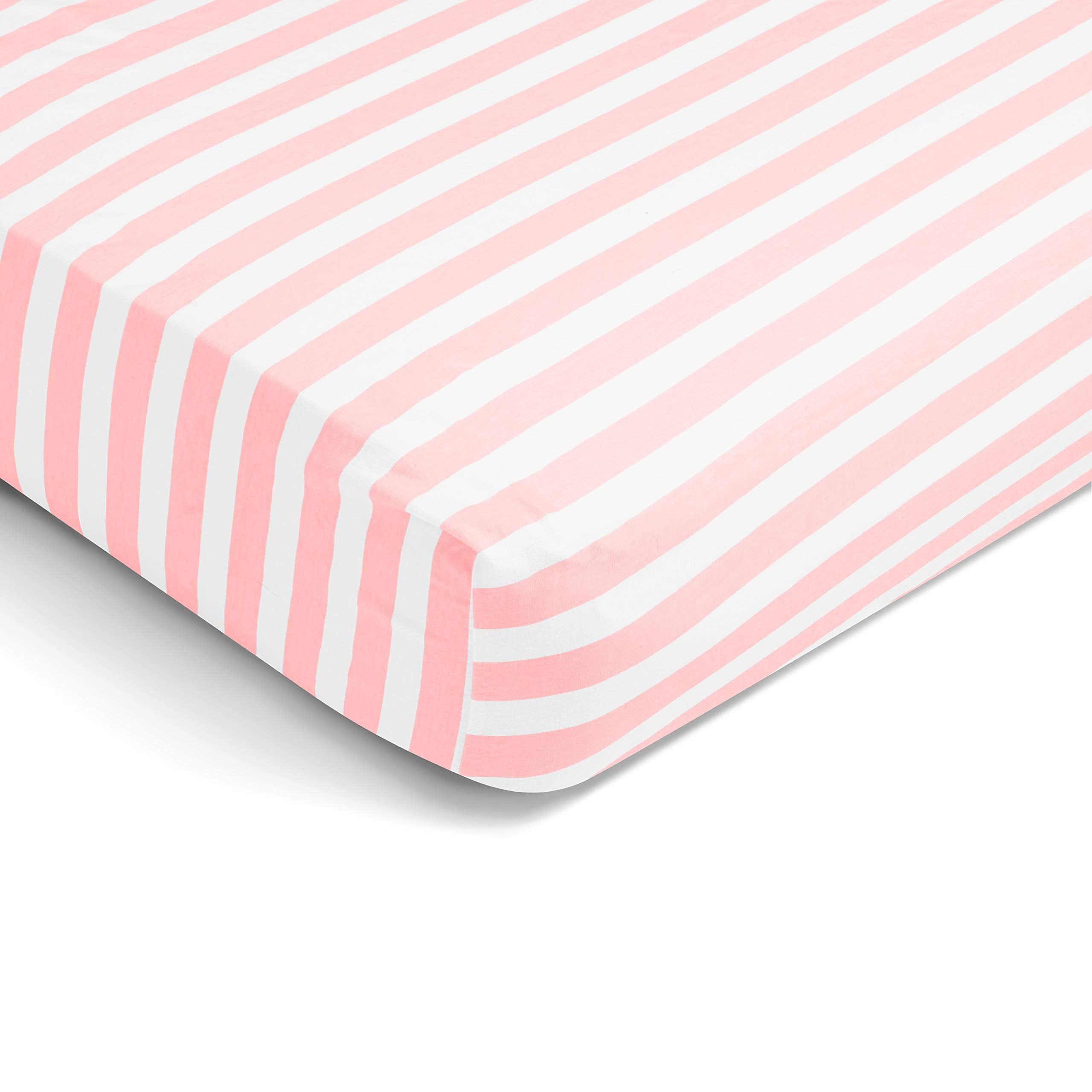 BaeBae Goods pink and white patterns add cute nursery styling