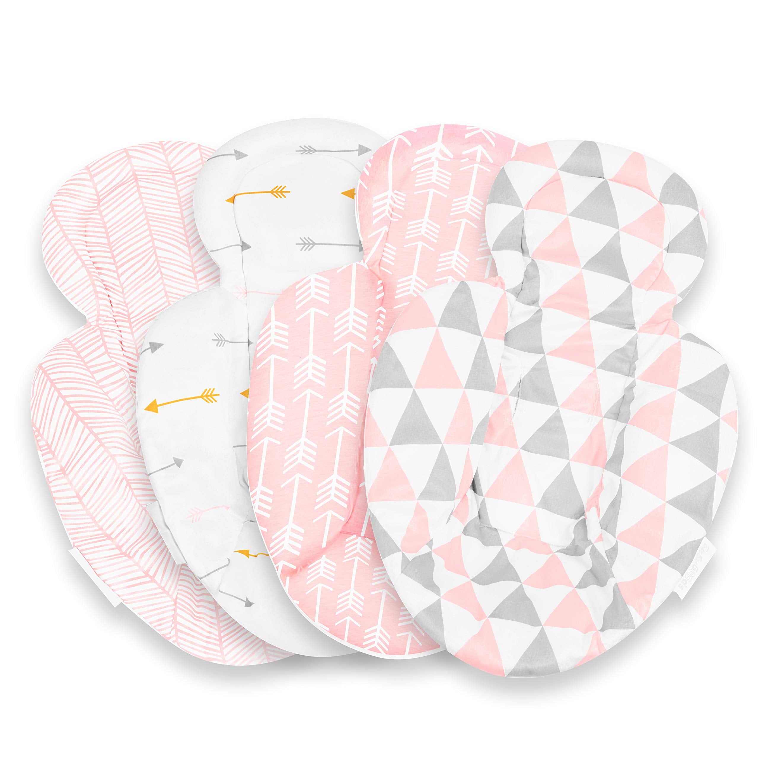 BaeBae Goods infant insert in minky-soft fabric offers cozy cushioning for newborn comfort.