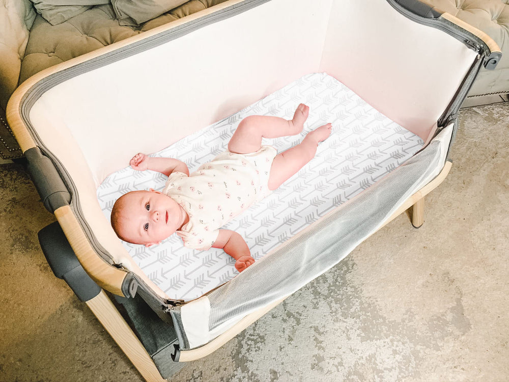 BaeBae Goods oval-bassinet-sheets versatile fit for standard oval pads