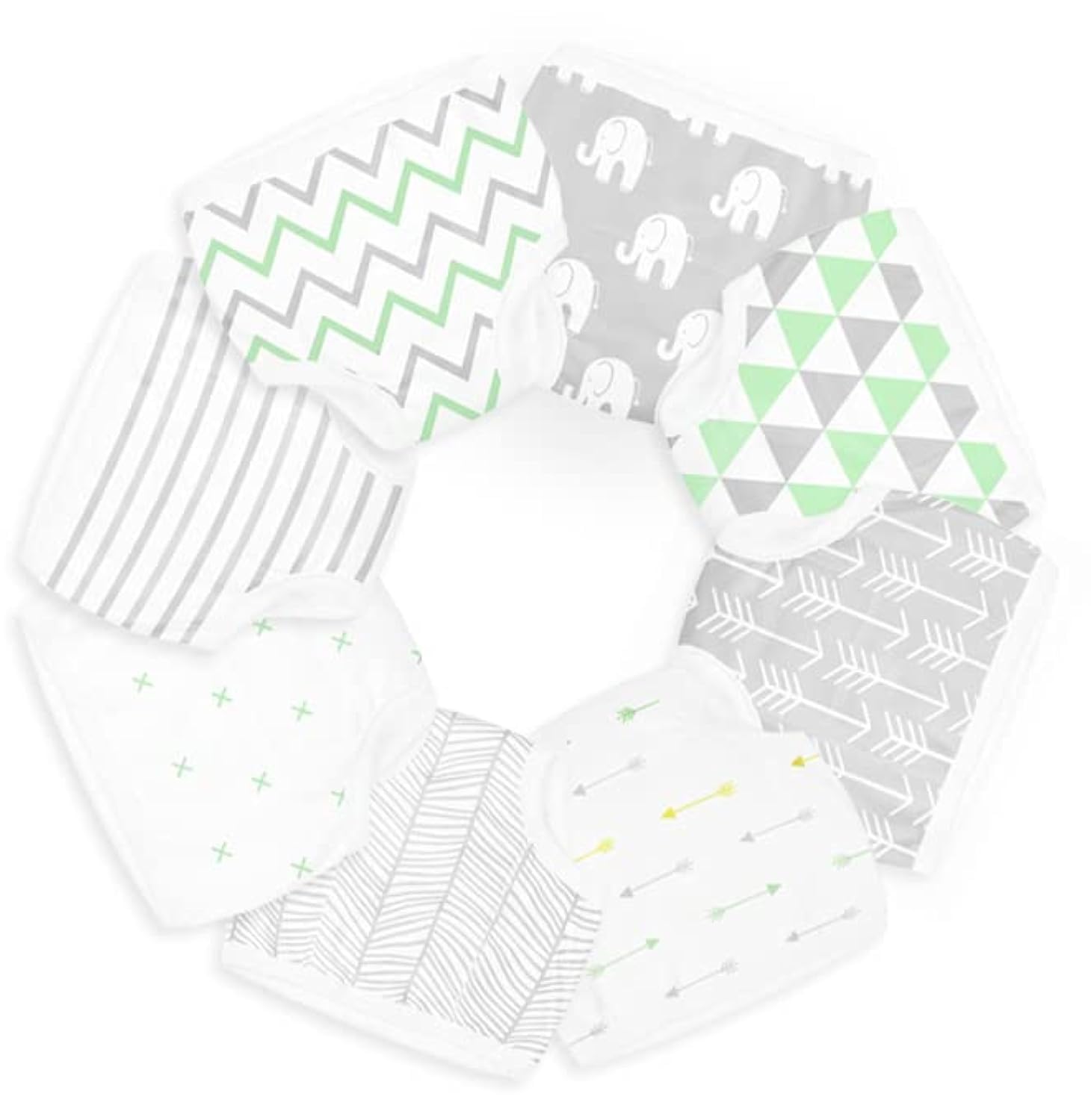 BaeBae Goods potty-training underwear 8-pack in green, ready for easy transitions.