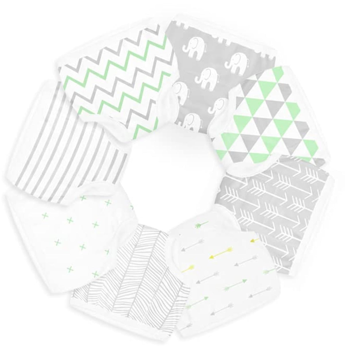 BaeBae Goods potty-training underwear 8-pack in green, ready for easy transitions.