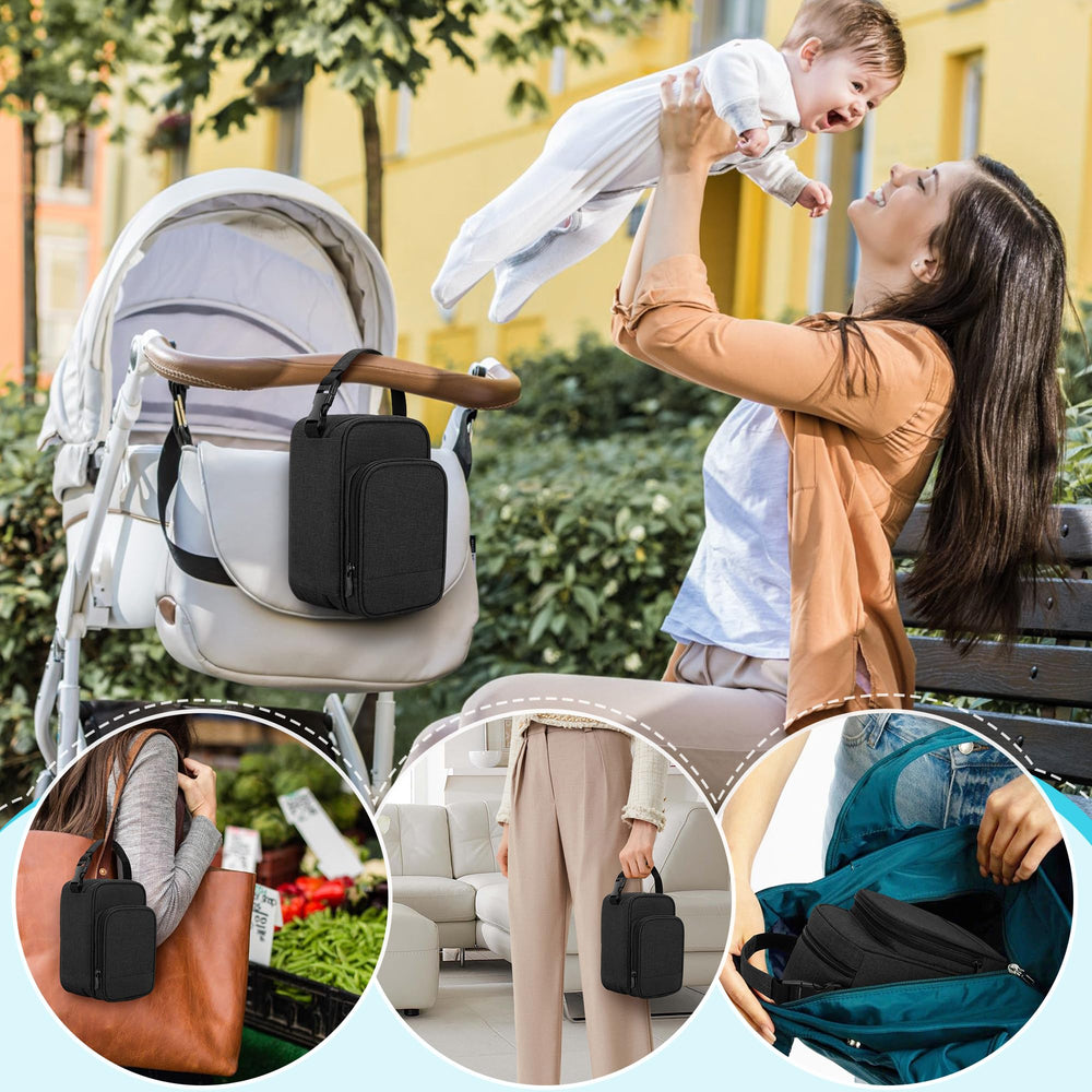 BAFASO back pocket open for extra storage while traveling.