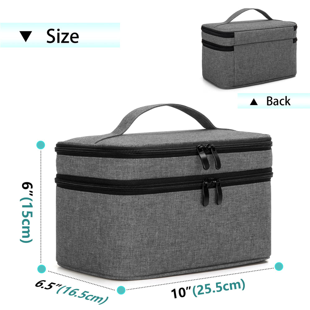 BAFASO compact design with 10x6.5x6 inch footprint for travel-ready storage