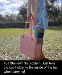 Bag Lady ABS plastic construction resists heat and everyday bumps.