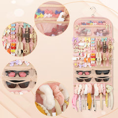 Bagmoly sunglasses storage organizer pink protects eyewear while staying visible
