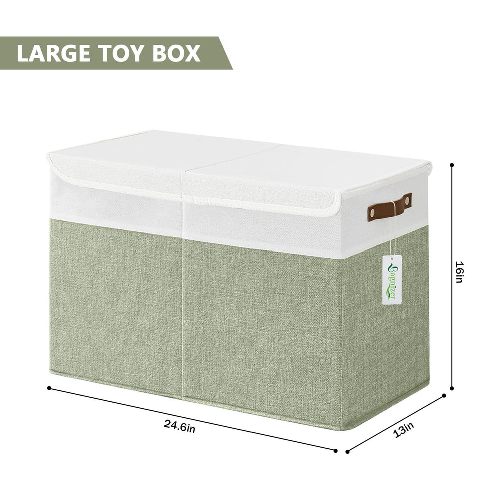 Bagnizer large toy storage box collapsible design saves space when not in use