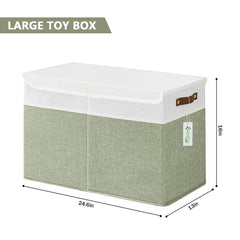 Bagnizer large toy storage box collapsible design saves space when not in use