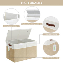 Bagnizer large toy storage box folded collapsible design saves space